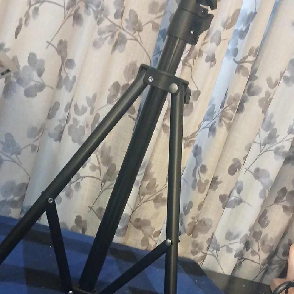 Sleek Black Tripod for Cameras